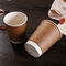 Il caffè espresso amichevole di Eco Kraft ha isolato le tazze di caffè di carta sostenibili