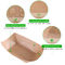 La barca modella Fried Compostable Takeaway Containers impermeabile